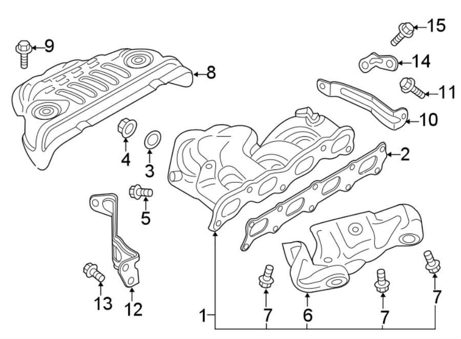 14EXHAUST SYSTEM. MANIFOLD.https://images.simplepart.com/images/parts/motor/fullsize/6255927.png