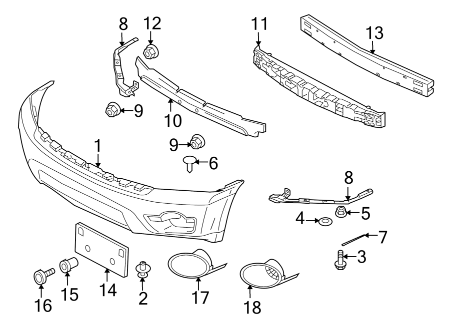 12FRONT BUMPER. BUMPER & COMPONENTS.https://images.simplepart.com/images/parts/motor/fullsize/6260012.png