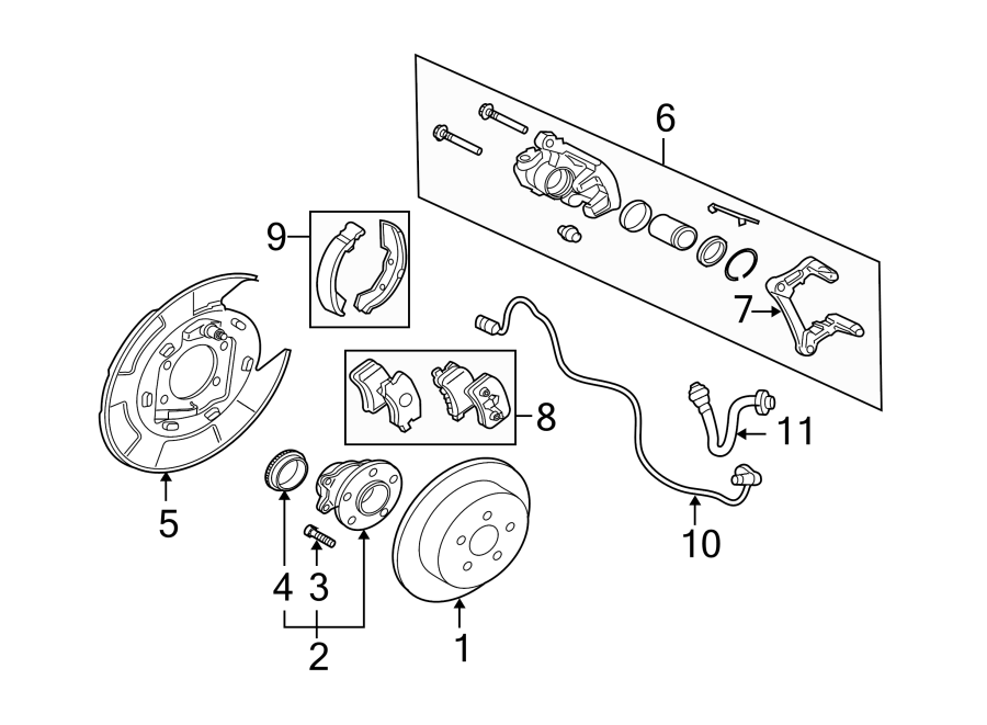 6REAR SUSPENSION. BRAKE COMPONENTS.https://images.simplepart.com/images/parts/motor/fullsize/6260355.png