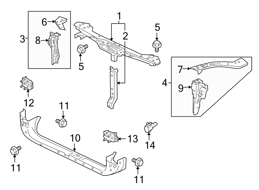 14RADIATOR SUPPORT.https://images.simplepart.com/images/parts/motor/fullsize/6261030.png