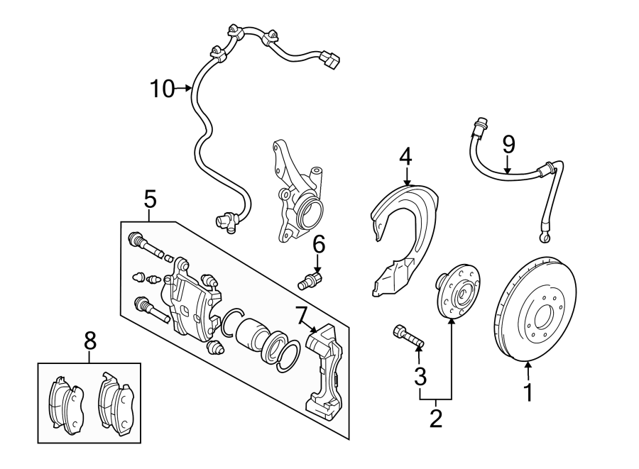 4FRONT SUSPENSION. BRAKE COMPONENTS.https://images.simplepart.com/images/parts/motor/fullsize/6261245.png