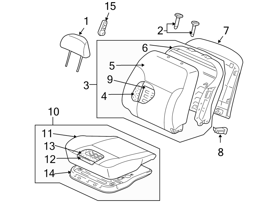 1SEATS & TRACKS. FRONT SEAT COMPONENTS.https://images.simplepart.com/images/parts/motor/fullsize/6261385.png