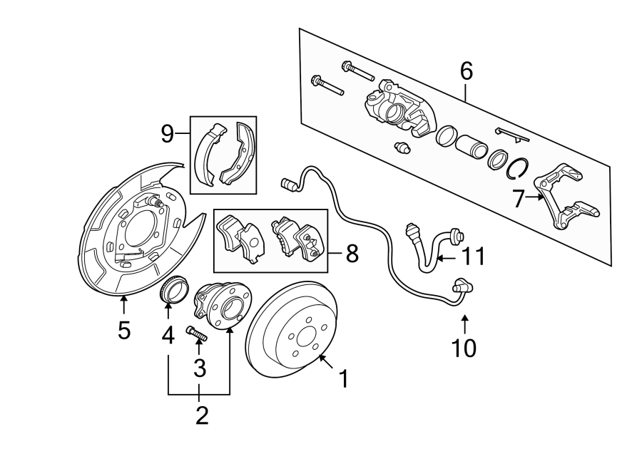 6REAR SUSPENSION. BRAKE COMPONENTS.https://images.simplepart.com/images/parts/motor/fullsize/6261560.png