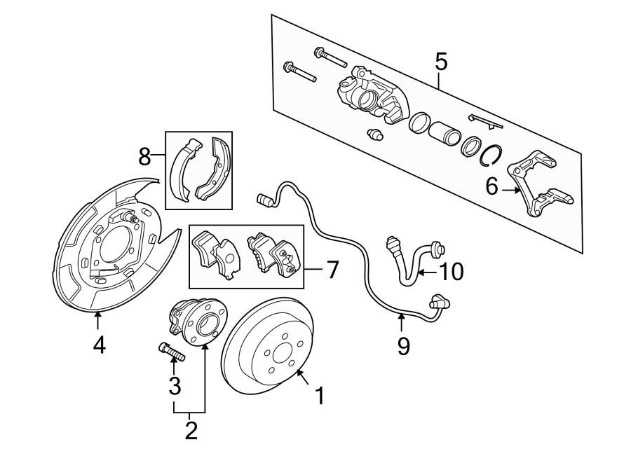 5REAR SUSPENSION. BRAKE COMPONENTS.https://images.simplepart.com/images/parts/motor/fullsize/6261580.png