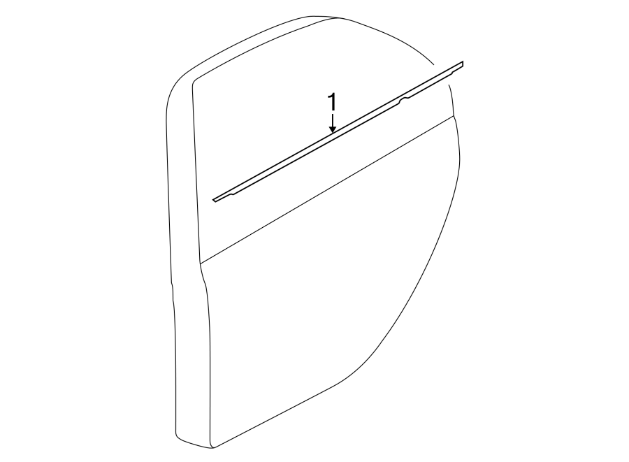 1REAR DOOR. EXTERIOR TRIM.https://images.simplepart.com/images/parts/motor/fullsize/6265262.png