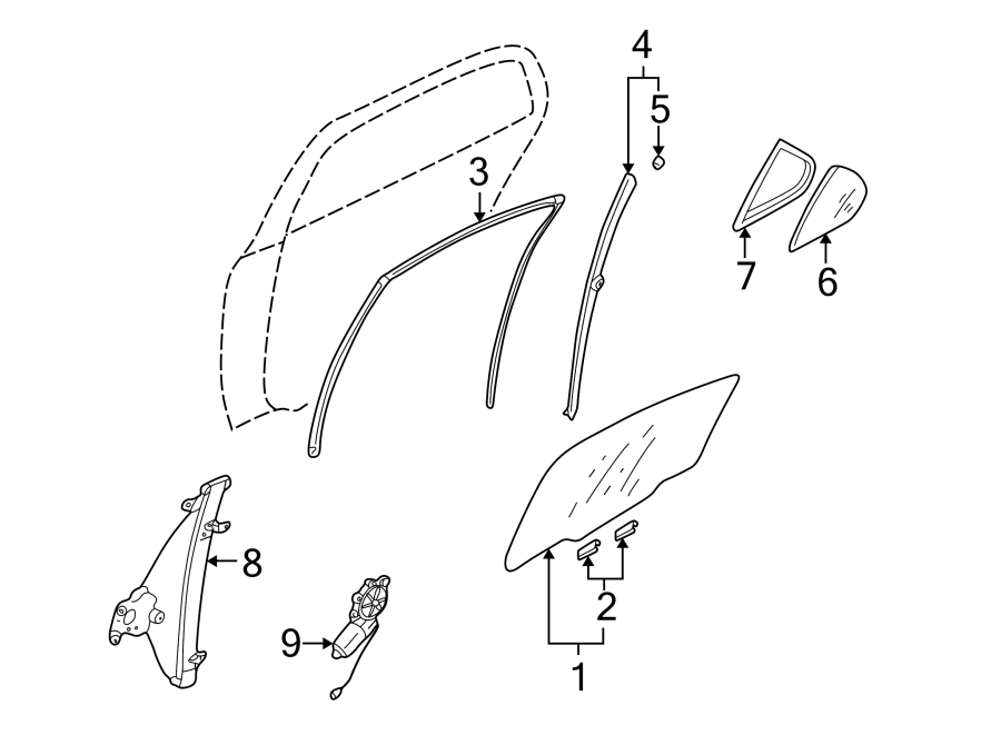 1REAR DOOR. GLASS & HARDWARE.https://images.simplepart.com/images/parts/motor/fullsize/6265265.png