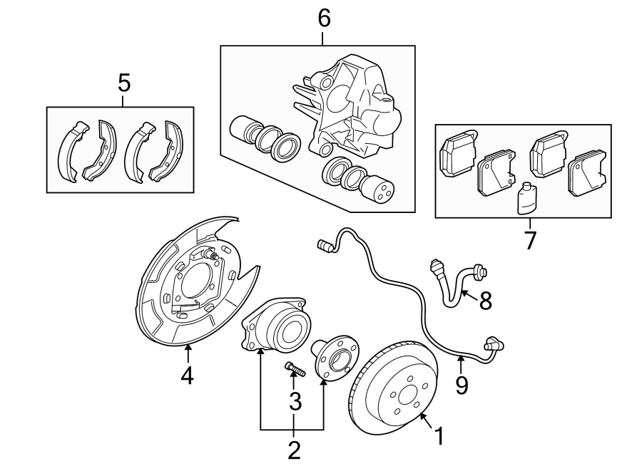 1REAR SUSPENSION. BRAKE COMPONENTS.https://images.simplepart.com/images/parts/motor/fullsize/6265295.png