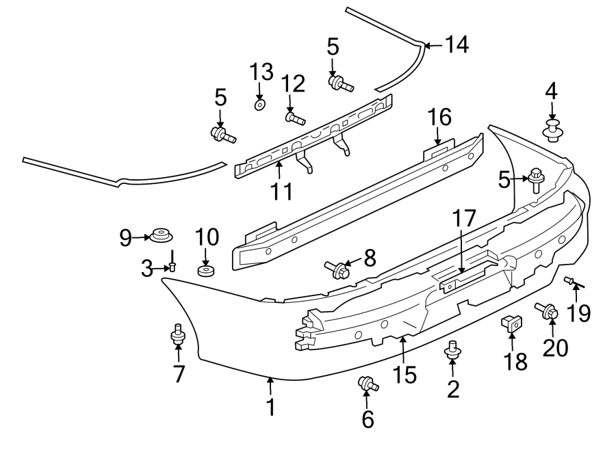 3REAR BUMPER. BUMPER & COMPONENTS.https://images.simplepart.com/images/parts/motor/fullsize/6265375.png