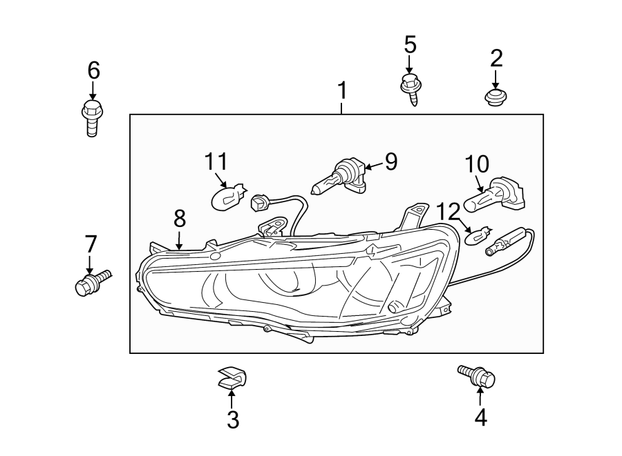 9FRONT LAMPS. HEADLAMP COMPONENTS.https://images.simplepart.com/images/parts/motor/fullsize/6266015.png