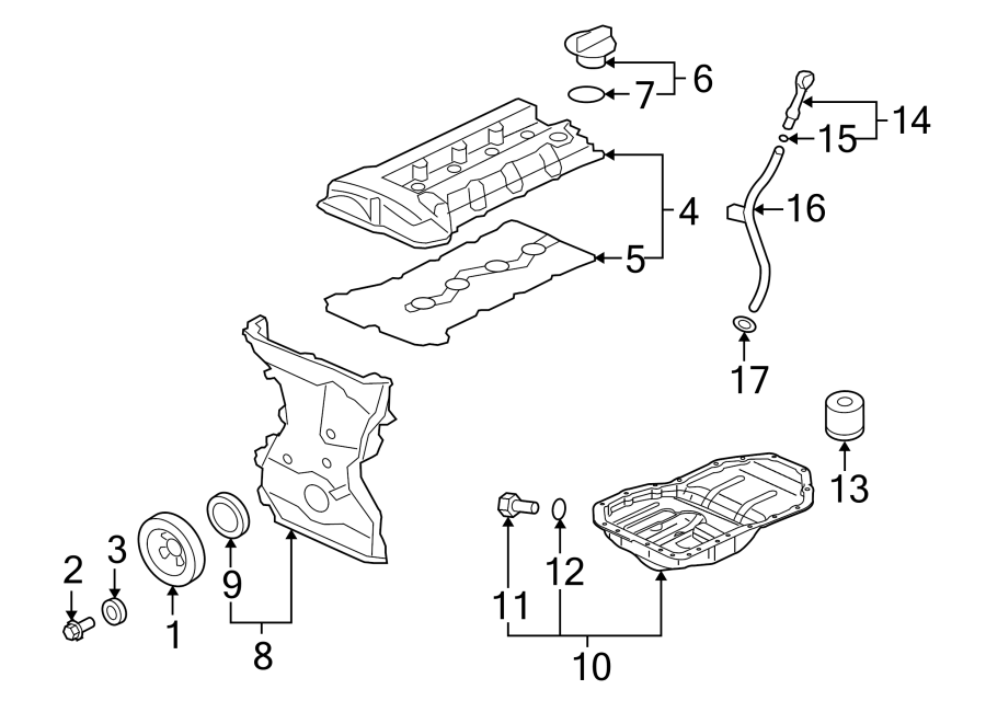 ENGINE / TRANSAXLE. ENGINE PARTS.