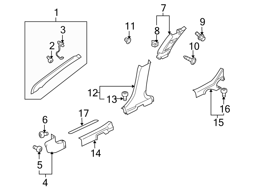 1PILLARS. ROCKER & FLOOR. INTERIOR TRIM.https://images.simplepart.com/images/parts/motor/fullsize/6266420.png