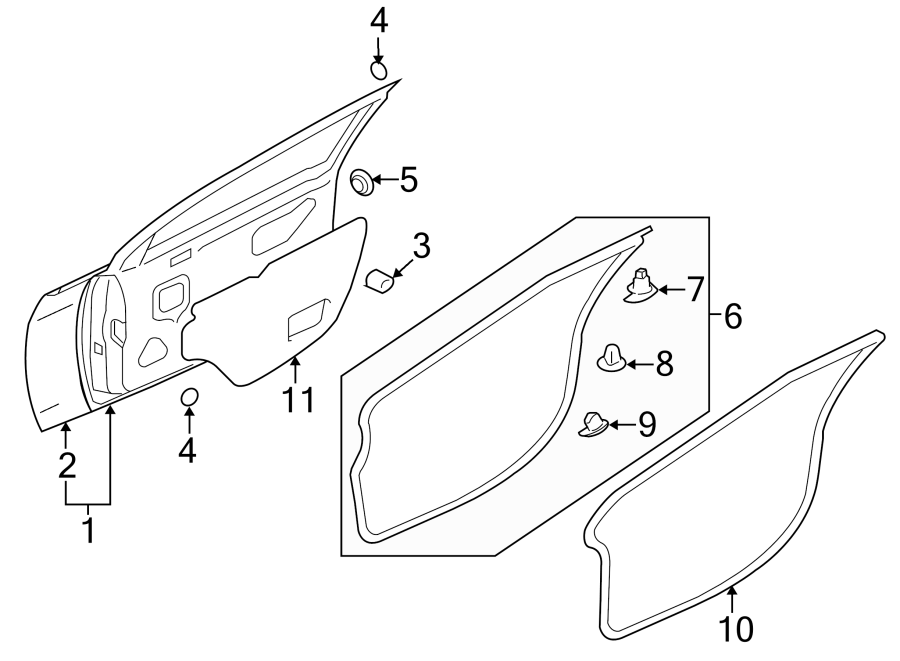 11FRONT DOOR. DOOR & COMPONENTS.https://images.simplepart.com/images/parts/motor/fullsize/6266425.png