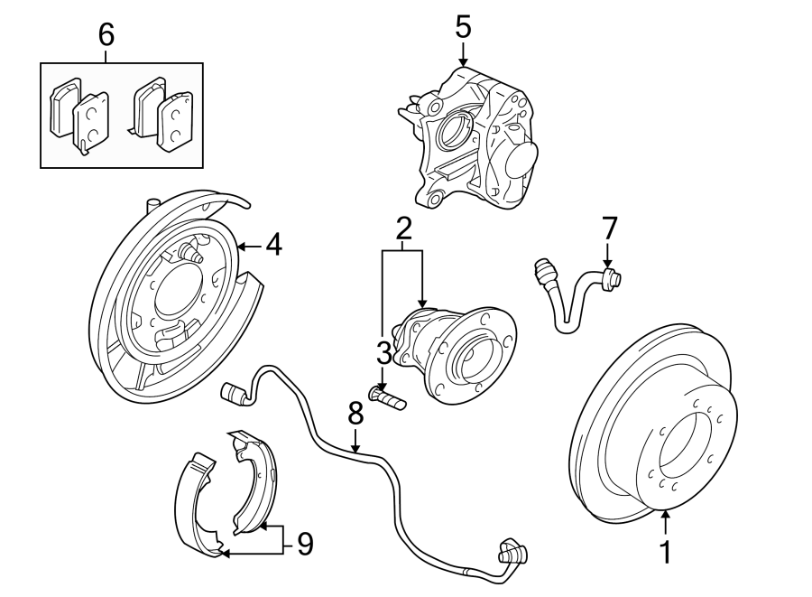 9REAR SUSPENSION. BRAKE COMPONENTS.https://images.simplepart.com/images/parts/motor/fullsize/6266505.png