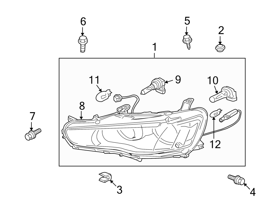 9FRONT LAMPS. HEADLAMP COMPONENTS.https://images.simplepart.com/images/parts/motor/fullsize/6267015.png