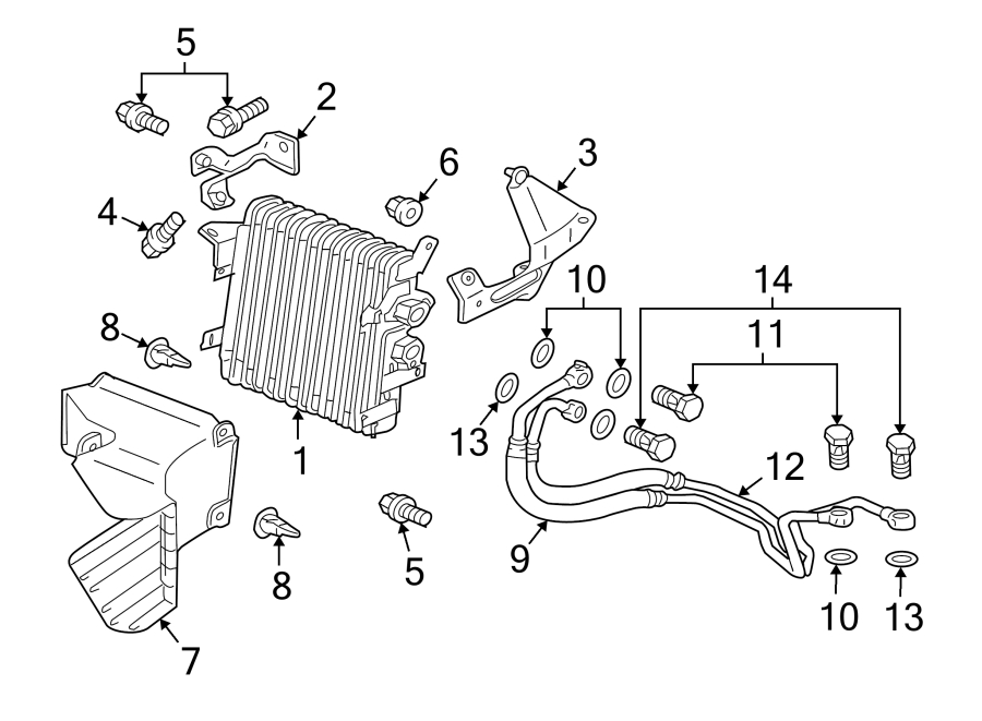 OIL COOLER.