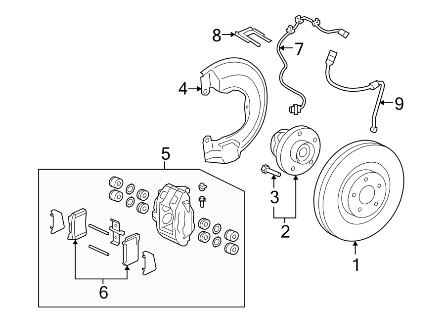 4FRONT SUSPENSION. BRAKE COMPONENTS.https://images.simplepart.com/images/parts/motor/fullsize/6267235.png