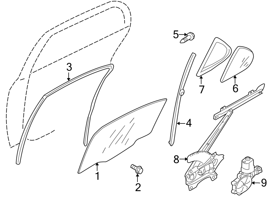 9REAR DOOR. GLASS & HARDWARE.https://images.simplepart.com/images/parts/motor/fullsize/6267465.png