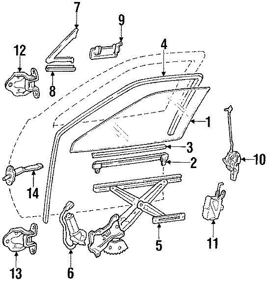 6FRONT DOOR. GLASS & HARDWARE.https://images.simplepart.com/images/parts/motor/fullsize/627200.png