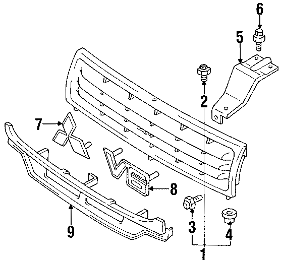 1GRILLE & COMPONENTS.https://images.simplepart.com/images/parts/motor/fullsize/6280040.png