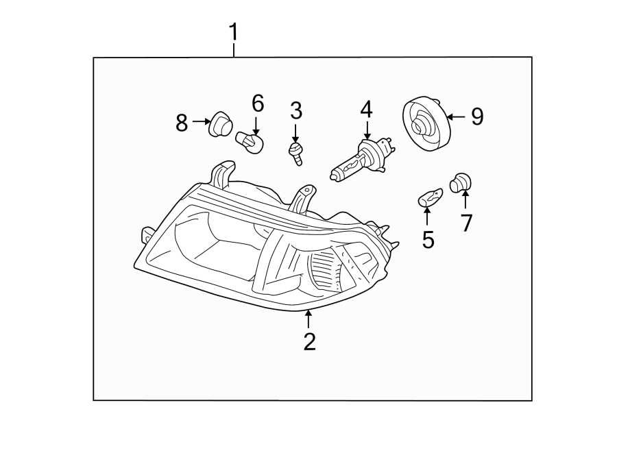 8FRONT LAMPS. HEADLAMP COMPONENTS.https://images.simplepart.com/images/parts/motor/fullsize/6285017.png