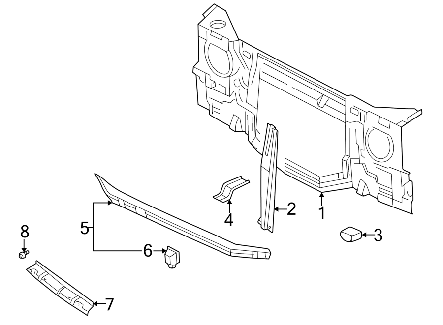 8RADIATOR SUPPORT.https://images.simplepart.com/images/parts/motor/fullsize/6285025.png