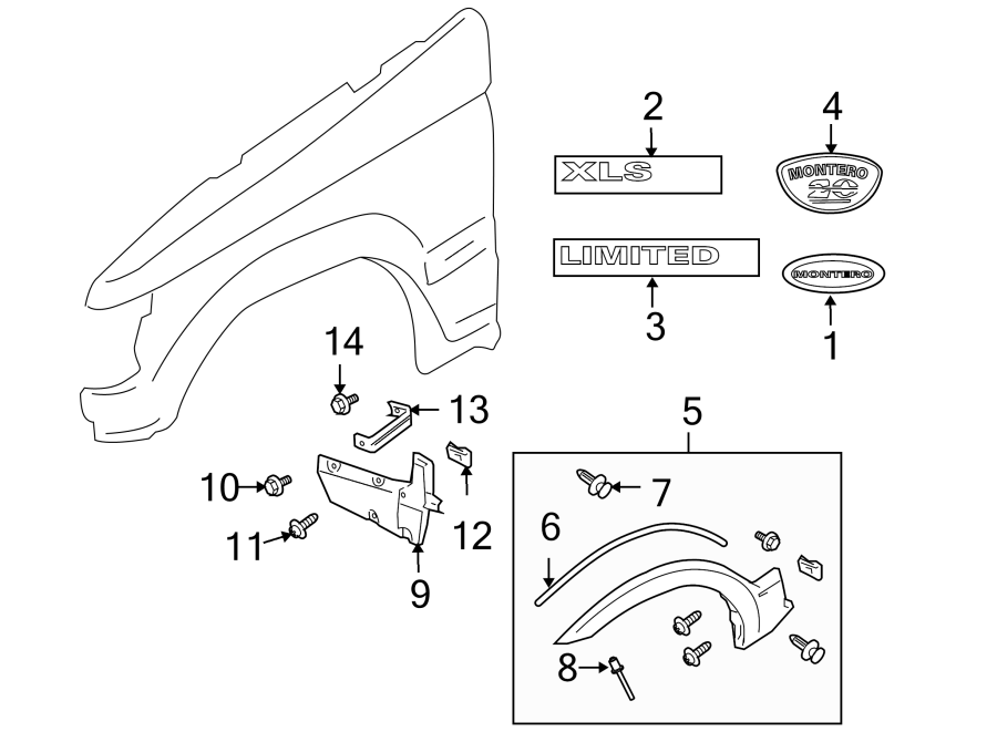 14FENDER. EXTERIOR TRIM.https://images.simplepart.com/images/parts/motor/fullsize/6285097.png