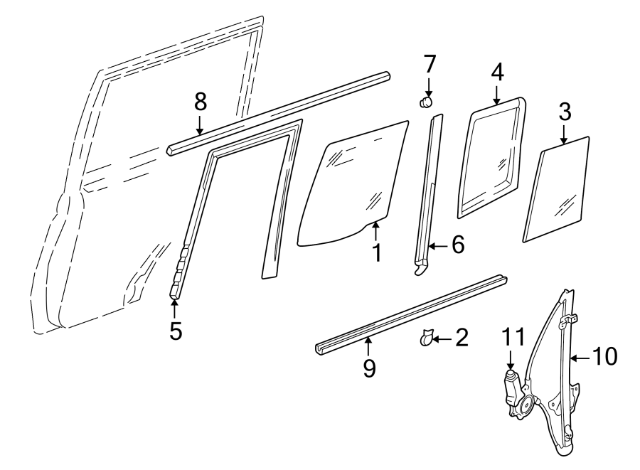 10REAR DOOR. GLASS & HARDWARE.https://images.simplepart.com/images/parts/motor/fullsize/6285400.png