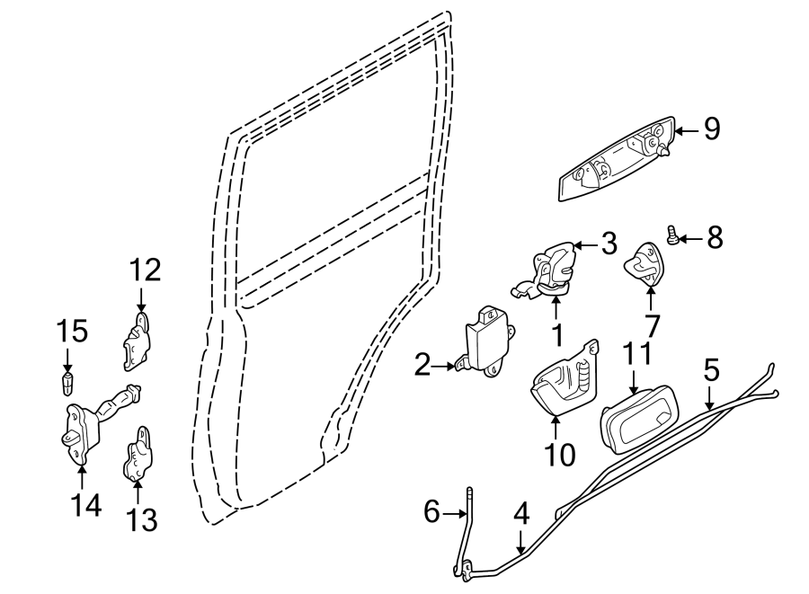 1REAR DOOR. LOCK & HARDWARE.https://images.simplepart.com/images/parts/motor/fullsize/6285405.png