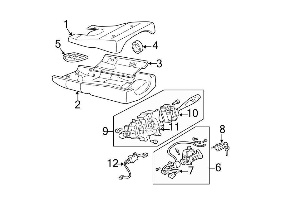 2STEERING COLUMN. SHROUD. SWITCHES & LEVERS.https://images.simplepart.com/images/parts/motor/fullsize/6290265.png