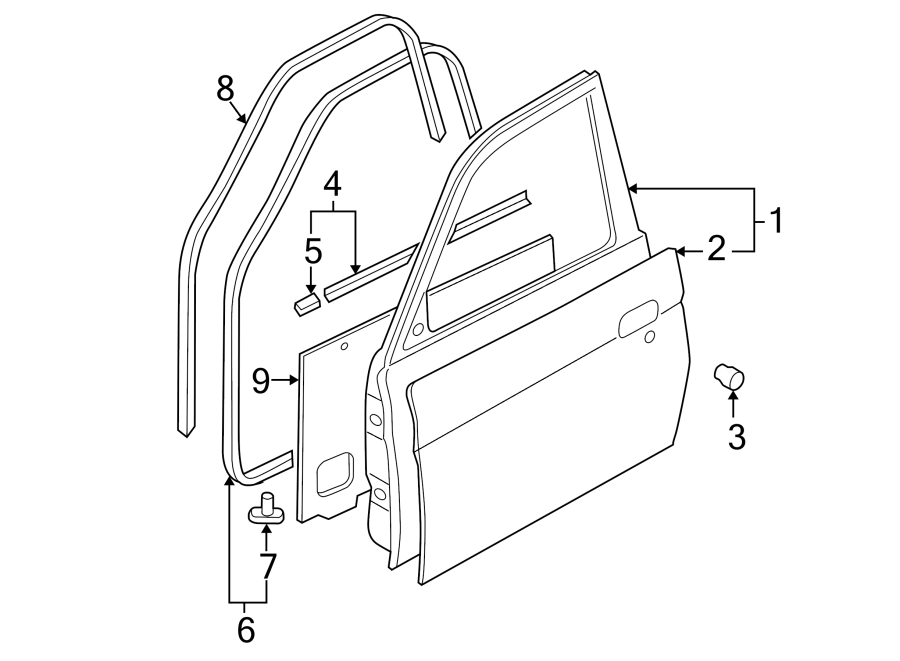 3FRONT DOOR. DOOR & COMPONENTS.https://images.simplepart.com/images/parts/motor/fullsize/6290405.png