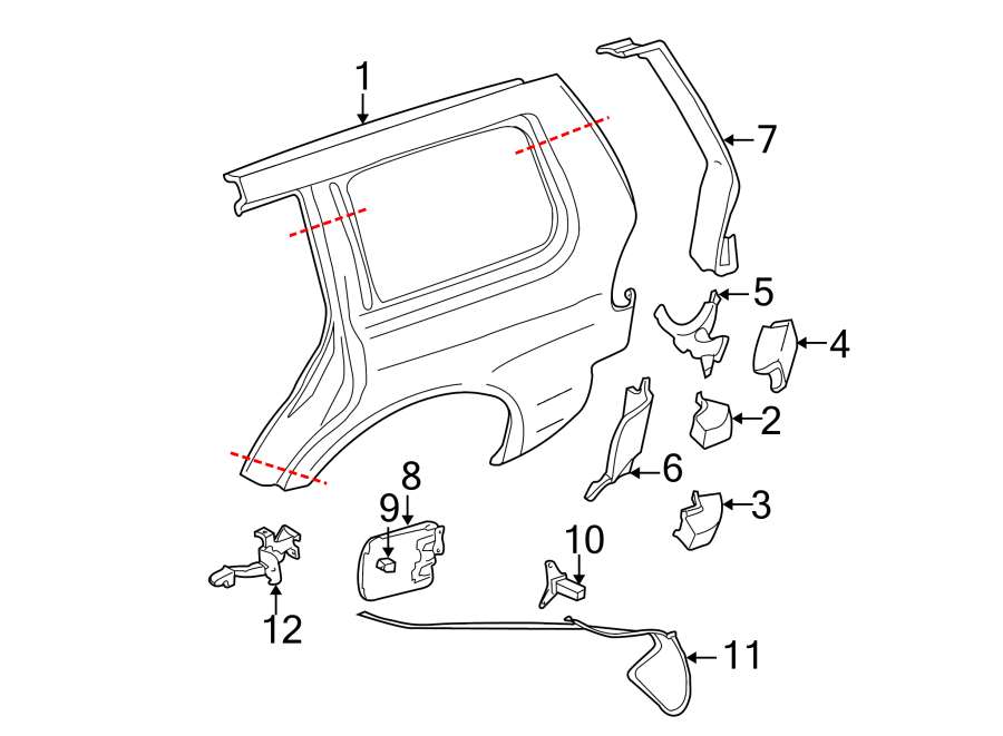 9QUARTER PANEL & COMPONENTS.https://images.simplepart.com/images/parts/motor/fullsize/6290460.png