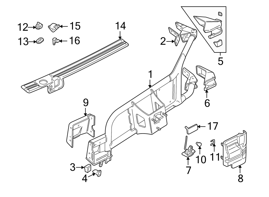 11SPARE TIRE CARRIER. CARRIER & COMPONENTS.https://images.simplepart.com/images/parts/motor/fullsize/6290560.png