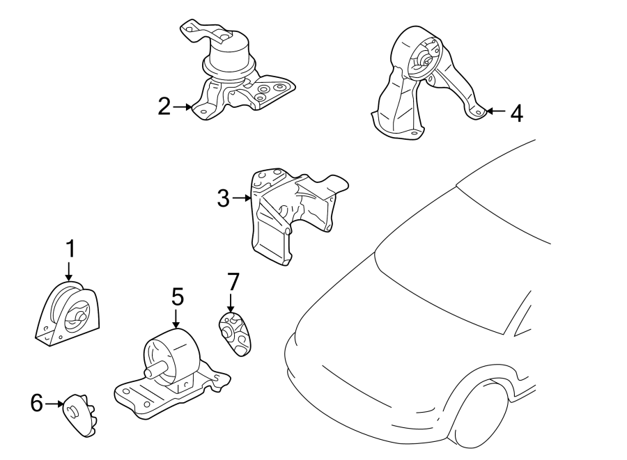 4ENGINE / TRANSAXLE. ENGINE & TRANS MOUNTING.https://images.simplepart.com/images/parts/motor/fullsize/6291140.png