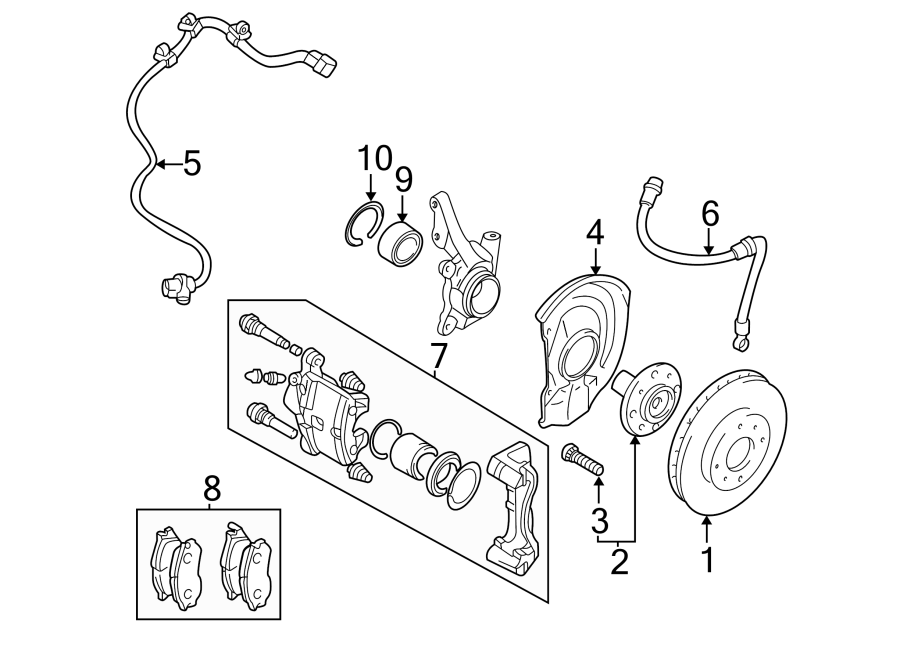 4FRONT SUSPENSION. BRAKE COMPONENTS.https://images.simplepart.com/images/parts/motor/fullsize/6291170.png