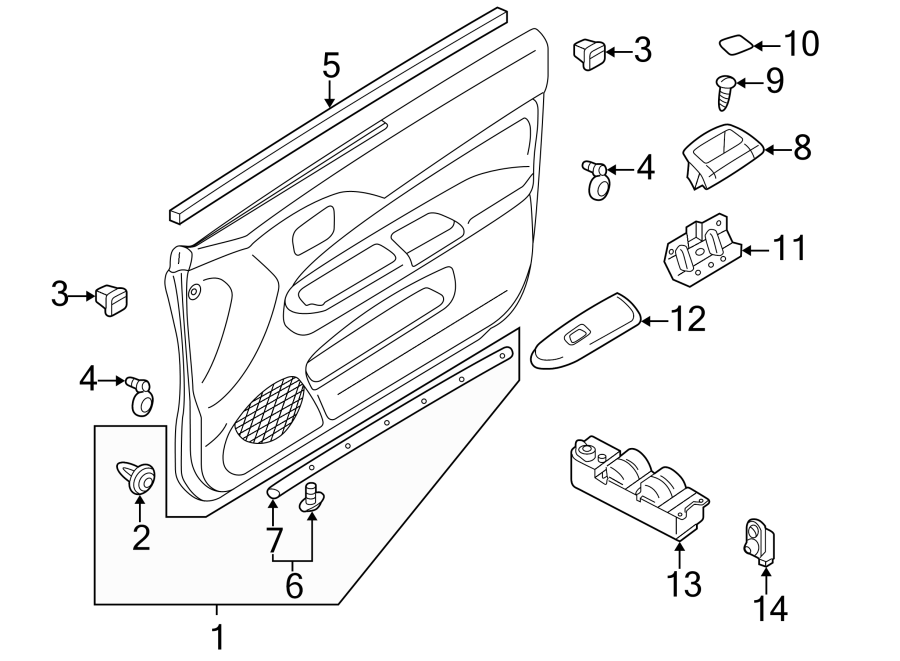 4Front door. Interior trim.https://images.simplepart.com/images/parts/motor/fullsize/6291380.png