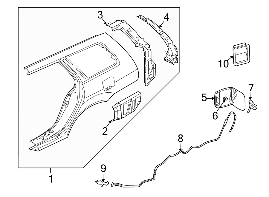 6QUARTER PANEL & COMPONENTS.https://images.simplepart.com/images/parts/motor/fullsize/6291417.png