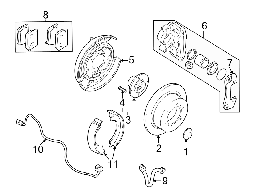 5REAR SUSPENSION. BRAKE COMPONENTS.https://images.simplepart.com/images/parts/motor/fullsize/6291442.png