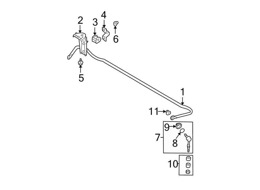 6REAR SUSPENSION. STABILIZER BAR & COMPONENTS.https://images.simplepart.com/images/parts/motor/fullsize/6291455.png