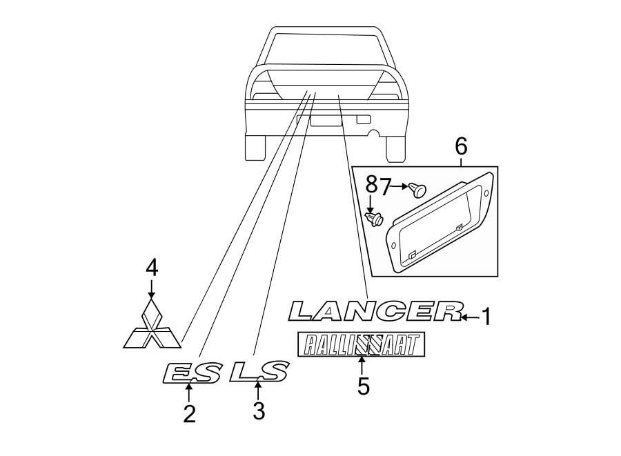 1TRUNK LID. EXTERIOR TRIM.https://images.simplepart.com/images/parts/motor/fullsize/6291480.png