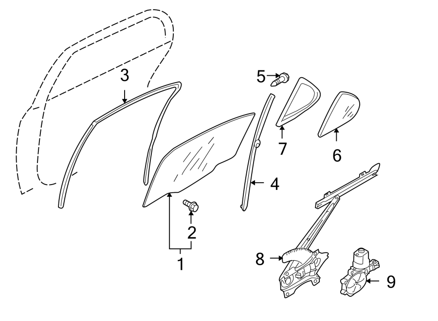 9REAR DOOR. GLASS & HARDWARE.https://images.simplepart.com/images/parts/motor/fullsize/6292395.png