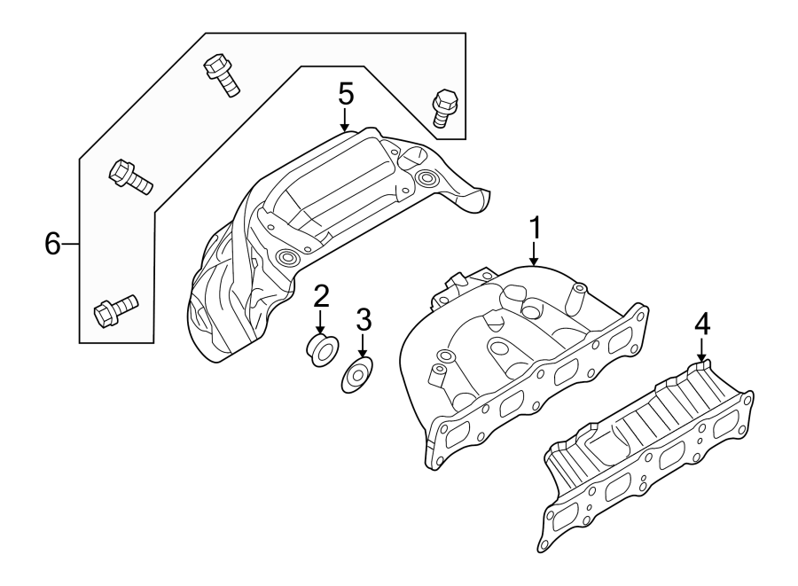 5Exhaust system. Steering wheel. Manifold.https://images.simplepart.com/images/parts/motor/fullsize/6292572.png