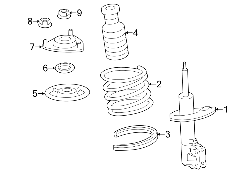 1FRONT SUSPENSION. STRUTS & COMPONENTS.https://images.simplepart.com/images/parts/motor/fullsize/6292587.png