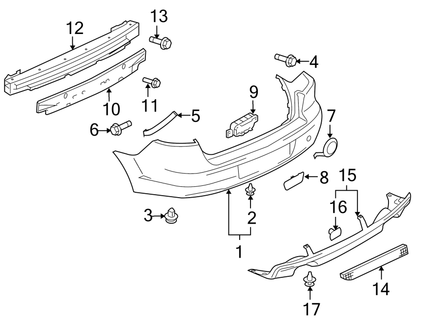 4REAR BUMPER. BUMPER & COMPONENTS.https://images.simplepart.com/images/parts/motor/fullsize/6292675.png