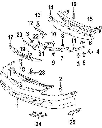 10FRONT BUMPER. BUMPER & COMPONENTS.https://images.simplepart.com/images/parts/motor/fullsize/6295012.png