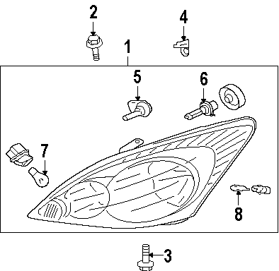 7FRONT LAMPS. HEADLAMP COMPONENTS.https://images.simplepart.com/images/parts/motor/fullsize/6295022.png