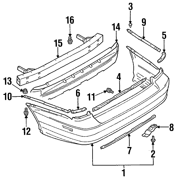 14REAR BUMPER. BUMPER & COMPONENTS.https://images.simplepart.com/images/parts/motor/fullsize/6295505.png