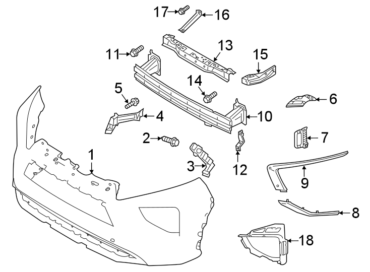 6Front bumper & grille. Bumper & components.https://images.simplepart.com/images/parts/motor/fullsize/6300006.png