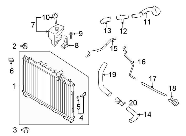 1Radiator & components.https://images.simplepart.com/images/parts/motor/fullsize/6300041.png