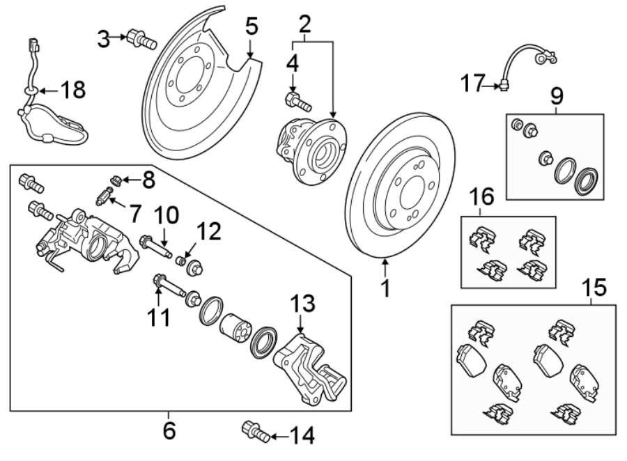 3REAR SUSPENSION. BRAKE COMPONENTS.https://images.simplepart.com/images/parts/motor/fullsize/6300600.png