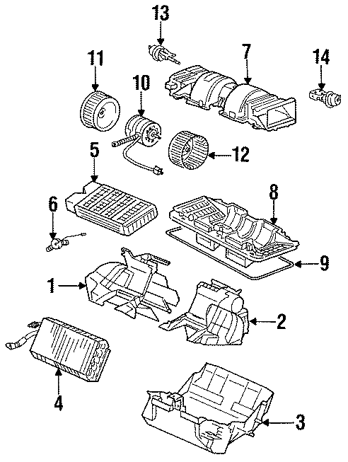 14AIR CONDITIONER & HEATER. EVAPORATOR & HEATER COMPONENTS.https://images.simplepart.com/images/parts/motor/fullsize/6920565.png